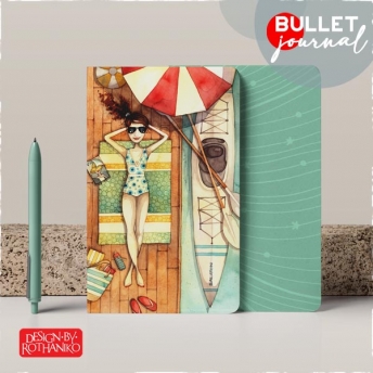 Bullet Journal tervező - Balaton kollekció - Napozó