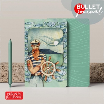 Bullet Journal tervező - Balaton kollekció - Nyár / Matróz