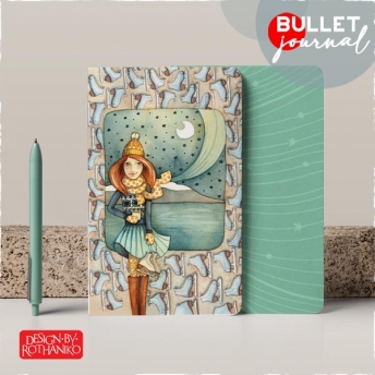 Bullet Journal tervező - Balaton kollekció - Tél / Korcsolyás