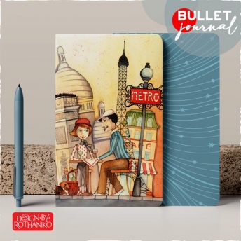 Bullet Journal tervező - Nagyvárosi Élet Kollekció - Párizs